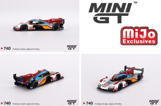 Mijo特注 TSM ミニGT 1/64 ポルシェ 963 2023 ルマン24H #75 ポルシェ