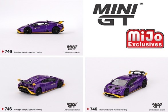 Mijo特注 TSM ミニGT 1/64 ランボルギーニ ウラカン STO ヴィオラパシ