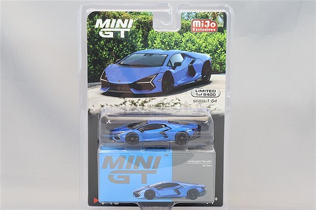 mijo特注 TSM ミニGT 1/64 ランボルギーニ レヴエルト ブルー