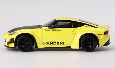 TSM ミニGT 1/64 パンデム 日産 Z イカズチイエロー 右ハンドル