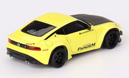 TSM ミニGT 1/64 パンデム 日産 Z イカズチイエロー 右ハンドル