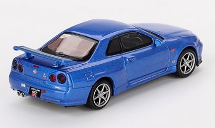 TSM ミニGT 1/64 日産 スカイライン GT-R R34 Vスペック ベイサイド