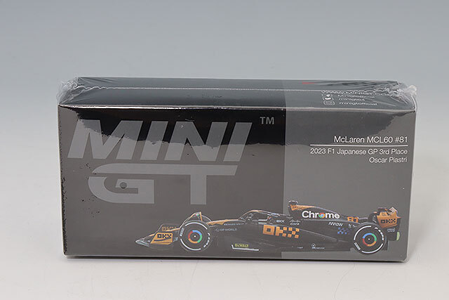 MINI GT McLaren MCL60 #81 ピアストリ2023日本GP Mini GT #81 1/64 McLaren F1 MCL60 2023 3rd Japanese GP Oscar
