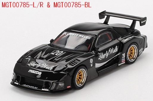 1/64 リバティーウォーク⑦ TSM ミニGT 1/64 マツダ RX-7 LB-スーパーシルエット リバティー