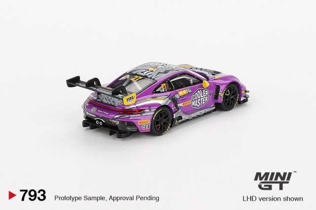TSM ミニGT 1/64 ポルシェ 911 GT3R HubAuto 2023 FIA GT ワールド