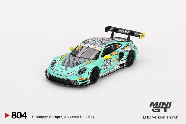 TSM ミニGT 1/64 ポルシェ 911 GT3R HubAuto 2023 FIA GT ワールド