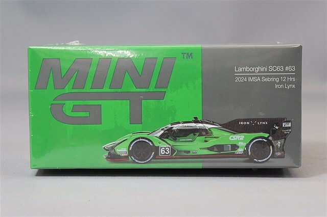 TSM ミニGT 1/64 ランボルギーニ SC63 2024 IMSA セブリング12H