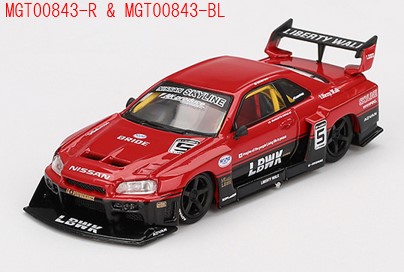 TSM ミニGT 1/64 日産 LB-ER34 スーパーシルエット スカイライン