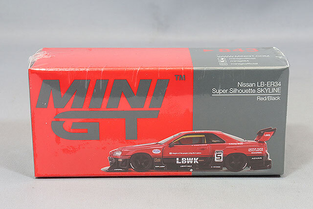 新品未開封➰日産 LB-ER34 スーパーシルエット スカイライン 赤