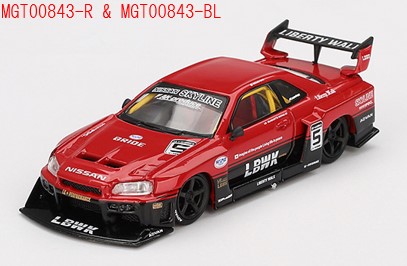 TSM ミニGT 1/64 日産 LB-ER34 スーパーシルエット スカイライン