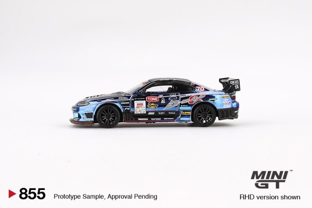 TSM ミニGT 1/64 日産 シルビア (S15) D-MAX RACING 2023 D1 GP #70