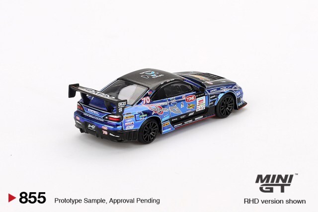 TSM ミニGT 1/64 日産 シルビア (S15) D-MAX RACING 2023 D1 GP #70