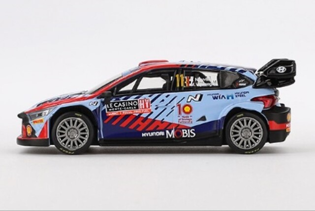 TSM ミニGT 1/64 ヒョンデ i20 N Rally1モンテカルロラリー 2024 優勝