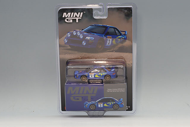 TSM ミニGT 1/64 スバル インプレッサ WRC98 1998 モンテカルロラリー