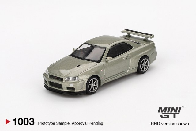 TSM ミニGT 1/64 日産 スカイライン GT-R R34 V-specII ニュル