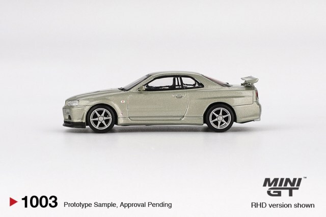 TSM ミニGT 1/64 日産 スカイライン GT-R R34 V-specII ニュル