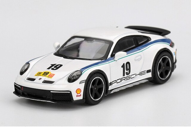 ミニクーパーモンスター、ポルシェフーニガン2台セット TSM ミニGT 1/64 ポルシェ 911 ダカール ラリー 1974 左ハンドル