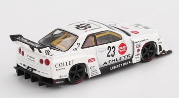 TSM ミニGT 1/64 日産 LB-ER34 スーパーシルエット ATHLETE/COLLET 右