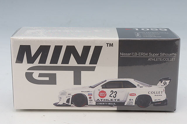 TSM ミニGT 1/64 日産 LB-ER34 スーパーシルエット ATHLETE/COLLET 右