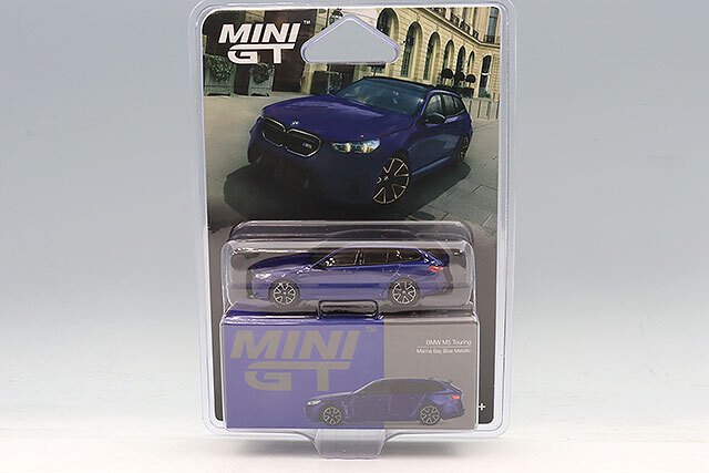 TSM ミニGT 1/64 BMW M5 ツーリング (G99) マリーナベイブルー