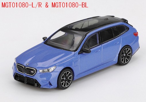 TSM ミニGT 1/64 BMW M5 ツーリング (G99) マリーナベイブルー
