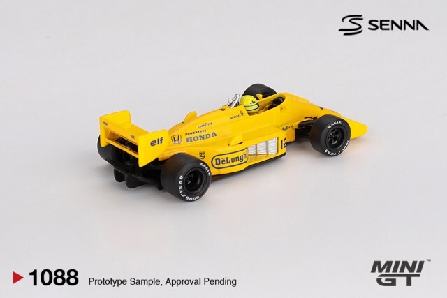 TSM ミニGT 1/64 ロータス 99T 1987 F1 モナコGP ウィナー #12 A.セナ