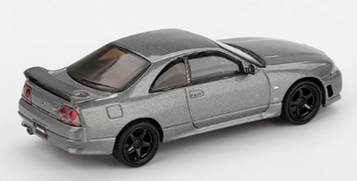 TSM ミニGT 1/64 日産 スカイライン GT-R ダークメタルグレー ニスモ