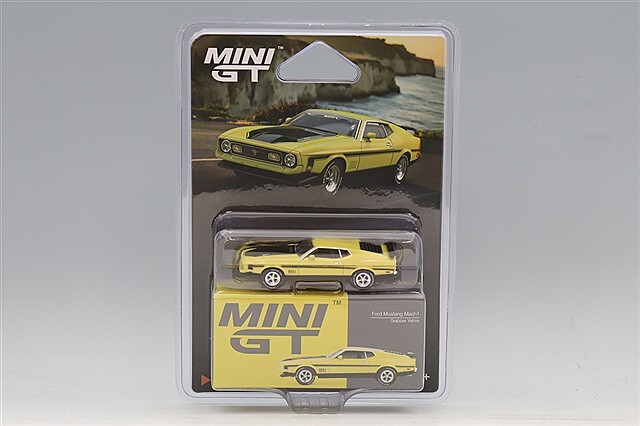 TSM ミニGT 1/64 フォード マスタング マッハ1 1971 グラバーイエロー