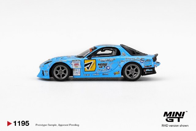 TSM ミニGT 1/64 マツダ RX-7 RE雨宮 2025 D1 GP #7 松井有紀夫