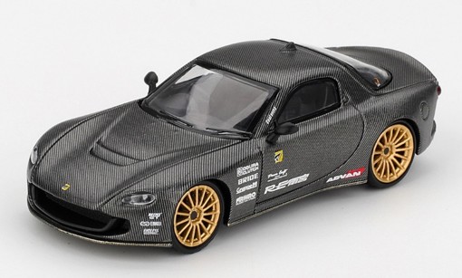 TSM ミニGT 1/64 マツダ RX-7 RE雨宮 マツキヨ 刻 3ローター NA-7