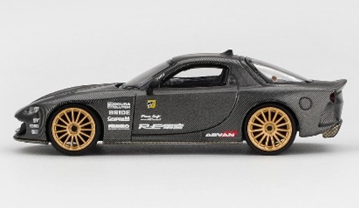 TSM ミニGT 1/64 マツダ RX-7 RE雨宮 マツキヨ 刻 3ローター NA-7