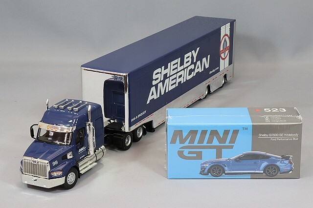 TSM ミニGT 1/64 シェルビー トランスポーターセット ウェスタン 