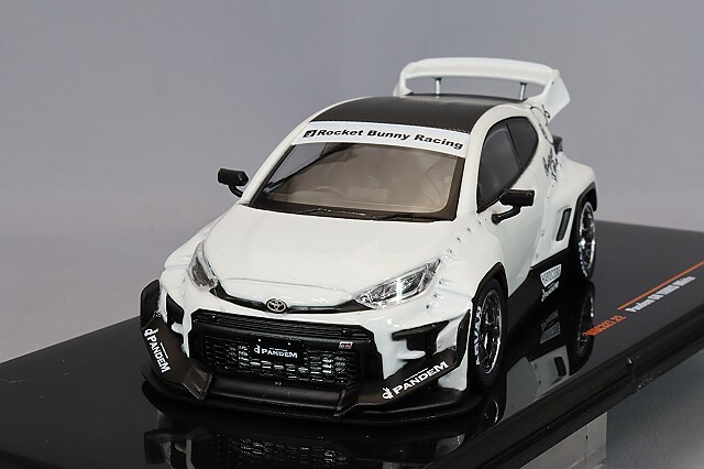 イクソ 1/43 パンデム トヨタ GR ヤリス ホワイト 右ハンドル