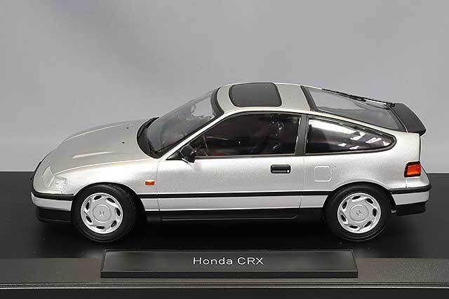 ノレブ 1/18 ホンダ CR-X 1990 シルバー