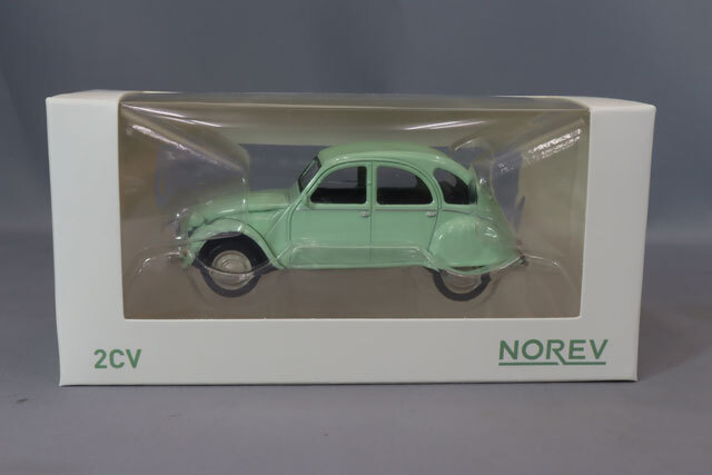 ノレブ1/43 シトロエン2CV COGOLINミニカー ノレブ1/43 シトロエン2CVチャールストンミニカー2台セット