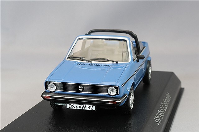フォルクスワーゲン 特注 1/43 VOLKSWAGEN Bulli ブリー ノレブ 1/43 フォルクスワーゲン ゴルフコンバーチブル 1981 モナコブルー