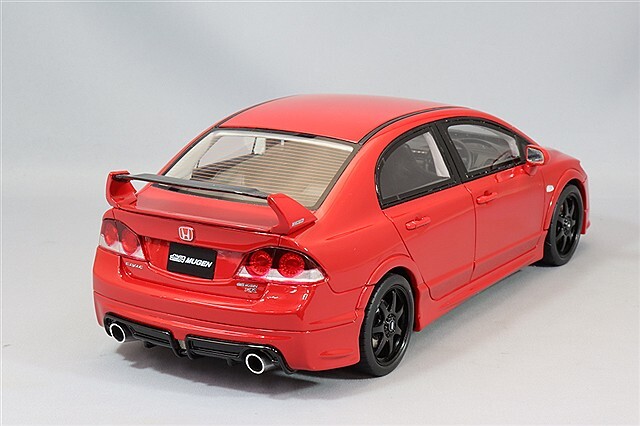 オットー 1/18 ホンダ シビック 無限 RR (FD2) 2008 レッド