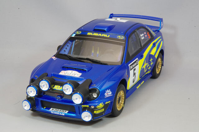 オットー 1/18 スバル インプレッサ WRC ブルー