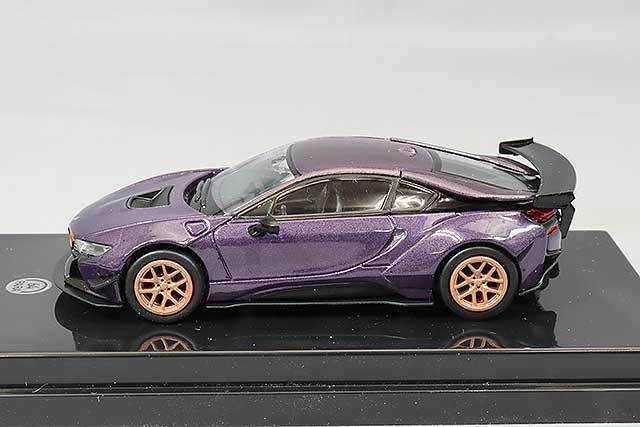 リバティーウォーク 1/64 LB ブラウン　パープルホイール カスタム リバティーウォーク 1/64 GTR LB パープル深リム カスタム 観賞