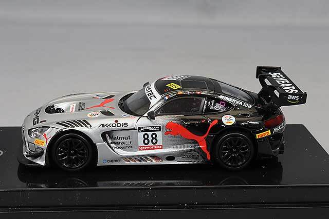 PARA64 1/64 メルセデス AMG GT3 Evo 2022 スパ24H Akkodis P1 #88 左