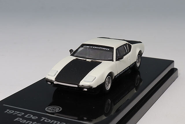 PARA64 1/64 デトマソ パンテーラ 1972 ホワイト/ブラック 左ハンドル