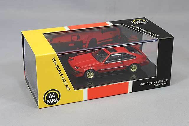 セリカWX ハンドル PARA64 1/64 トヨタ セリカ スープラ XX 1982 スーパーレッド 右ハンドル