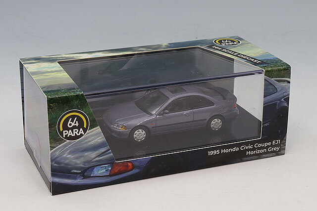 PARA64 1/64 ホンダ シビック クーペ EJ1 1995 ホライゾングレー 右