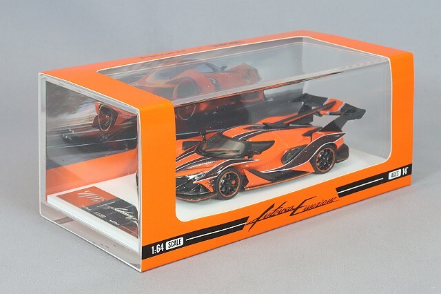 APOLLO ORANGE ver 展示品 PEAKO 1/64 アポロ インテンサ エモツィオーネ (Apollo IE) オレンジ