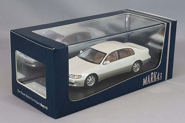 MARK43 1/43 トヨタ アリスト 3.0V (JZS147) ウォームグレーパール