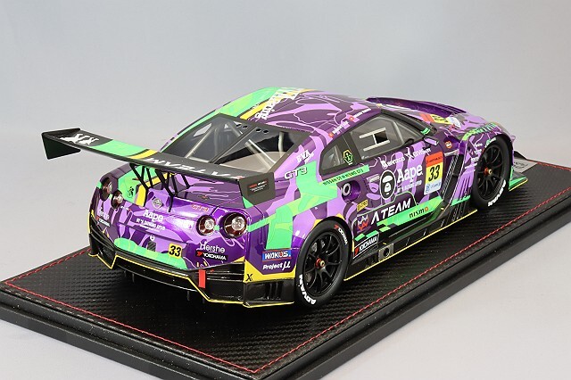 POP RACE 1/18 日産 GT-R ニスモ GT3 X Works/エヴァRT初号機