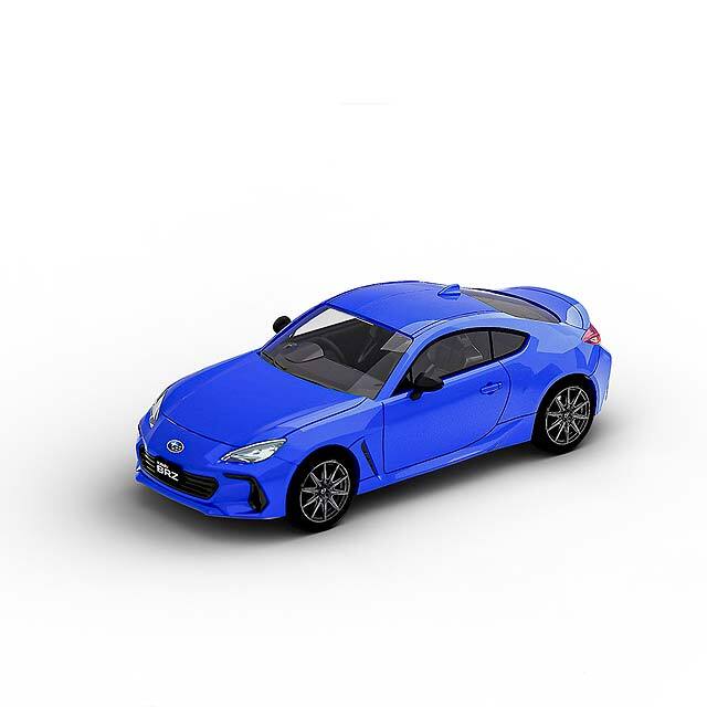 POP RACE 1/64 スバル BRZ 2022 WR ブルー