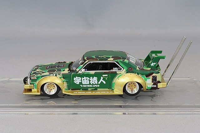 POP RACE 1/64 日産 スカイライン C210 暴走族スタイル BATHING