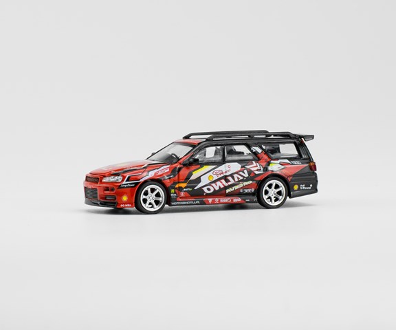 POP RACE x Tiny 1/64 日産 ステージア R34 Pluto Mok DRIFTAGEA