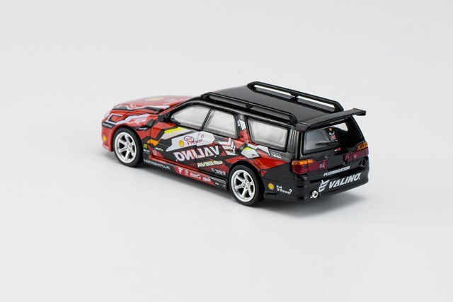 POP RACE x Tiny 1/64 日産 ステージア R34 Pluto Mok DRIFTAGEA